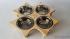 Feeder with 4 dishes PET'S BAR 