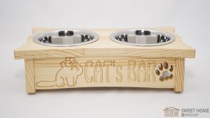 Підставка з мисками PET's BAR для котів Кіт Саймона 