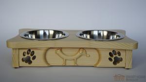 Підставка з мисками PET's BAR для собак і котів універсальна 3D КотоПес 