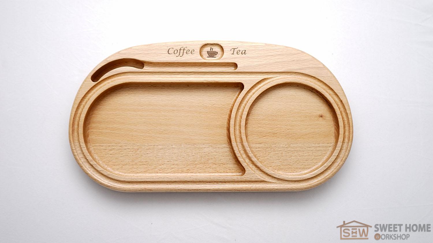 Plate for serving coffee or tea with deserts Drink Pad
